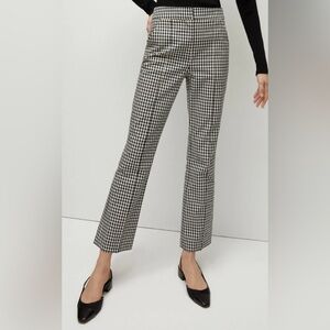 Veronica Beard Tani Gingham Pants NWT